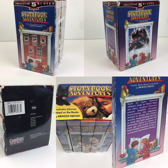 Vtg 2001 Storybook Adventures Set Mercer Mayer 5 VHS Tapes Sealed Family Kids - Picture 9 of 10